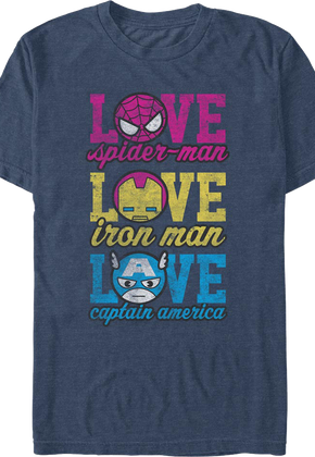 Avengers Love Marvel Comics T-Shirt