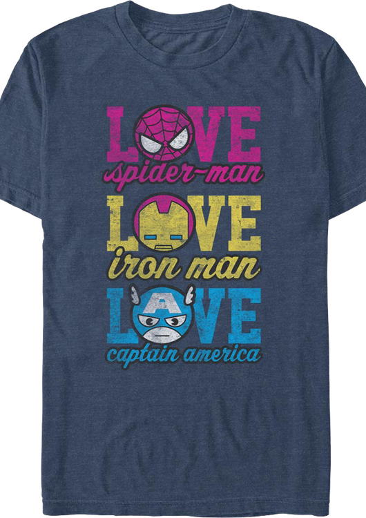 Avengers Love Marvel Comics T-Shirt - main product image