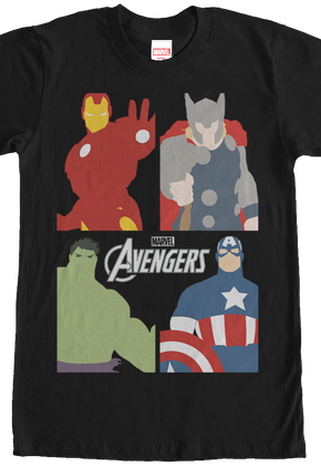 Avengers Portraits Marvel Comics T-Shirt