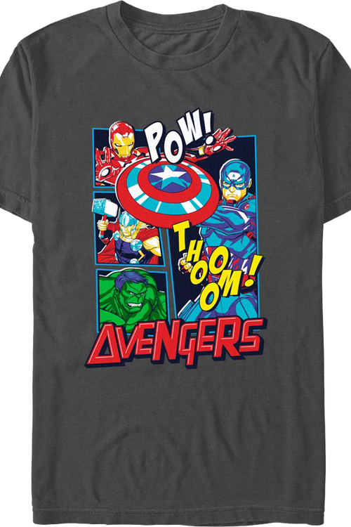 Avengers Sound Effects Marvel Comics T-Shirt