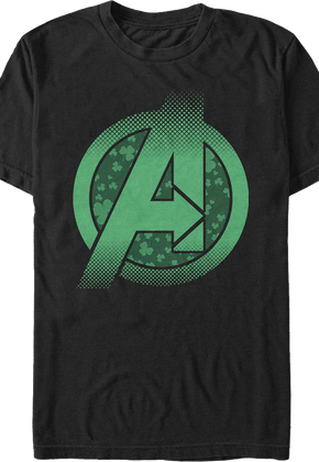 Avengers St. Patrick's Day Logo Marvel Comics T-Shirt