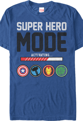 Avengers Super Hero Mode T-Shirt