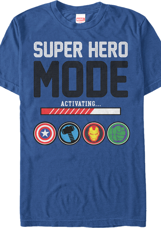 Avengers Super Hero Mode T-Shirt - main product image