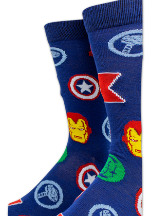 Avengers Symbols Marvel Comics Socks