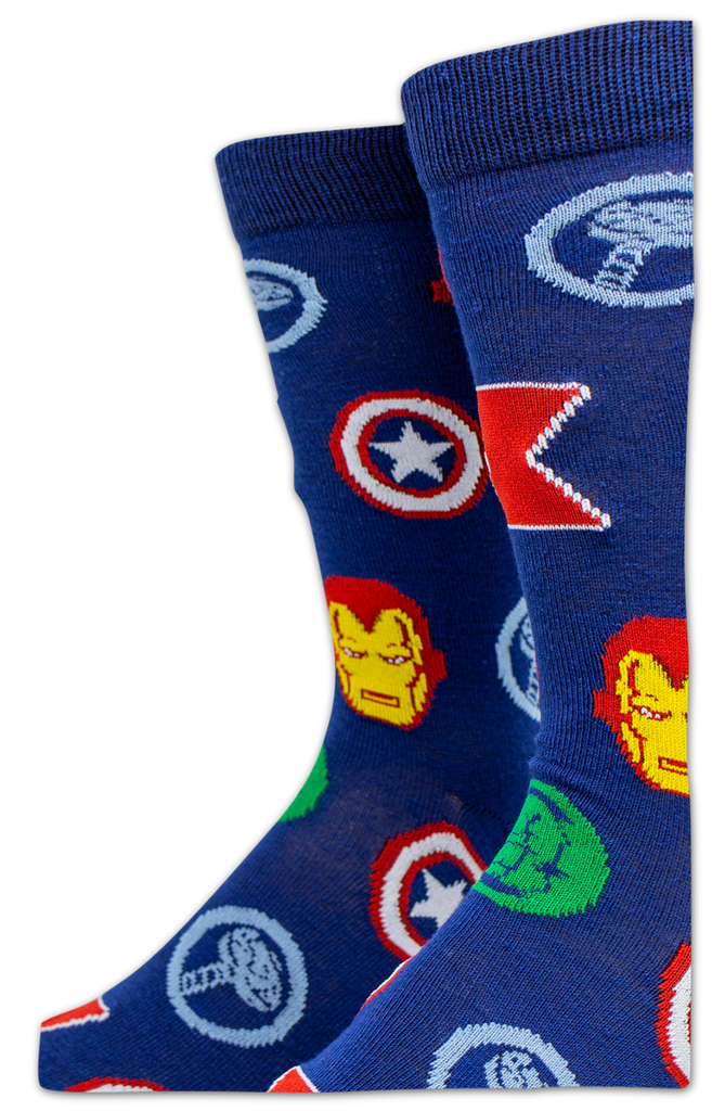 Avengers Symbols Marvel Comics Socks