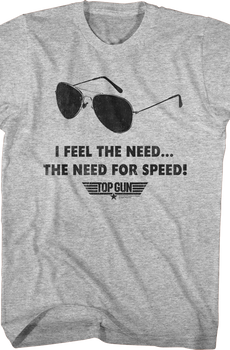 Aviators Feel The Need For Speed Top Gun T-Shirt