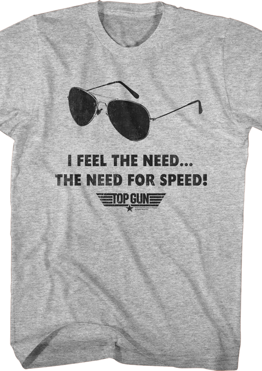 Aviators Feel The Need For Speed Top Gun T-Shirt - main product image