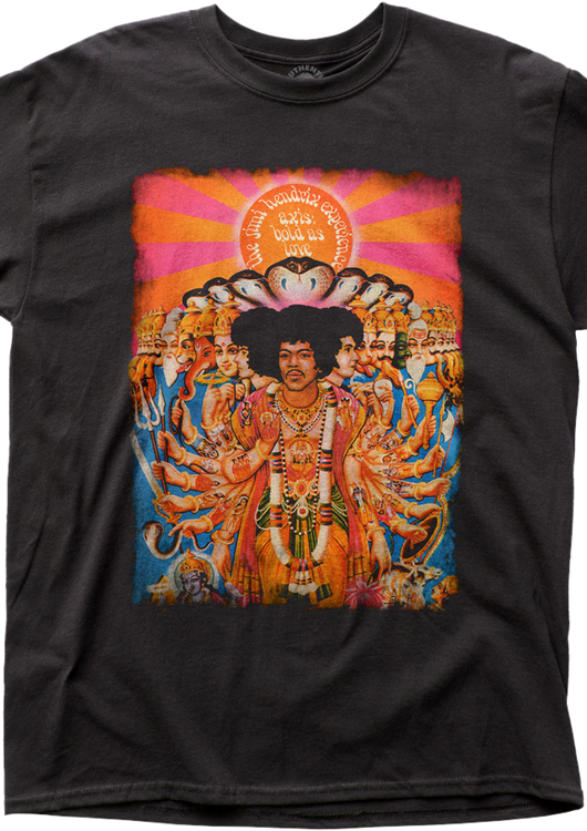 Black Axis Bold As Love Jimi Hendrix T-Shirt - main product image