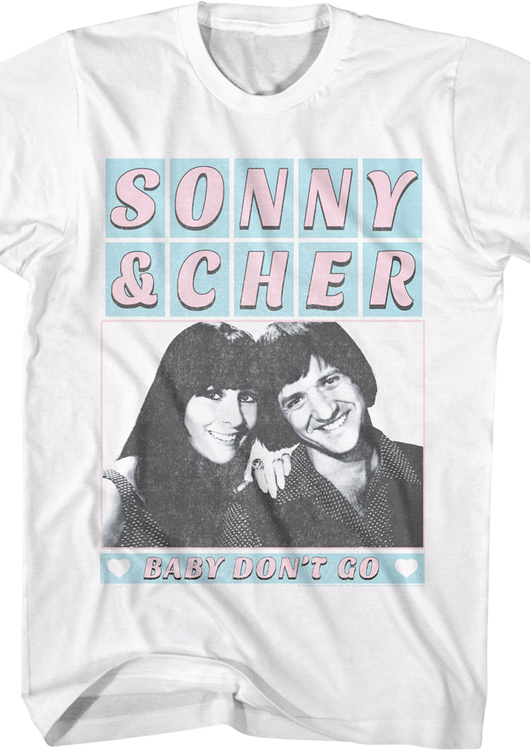Baby Don't Go Photo Sonny & Cher T-Shirt - main product image