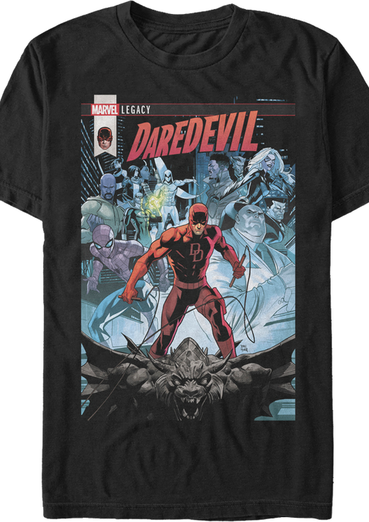 Back In Black Daredevil T-Shirt - main product image