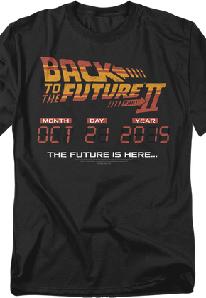 Back To The Future 10 21 2015 T-Shirt