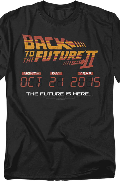 Back To The Future 10 21 2015 T-Shirtmain product image