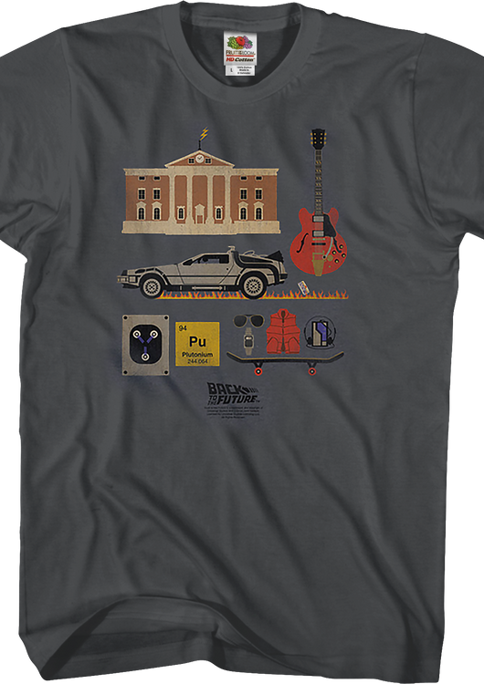 Back to the Future Items T-Shirt - main product image