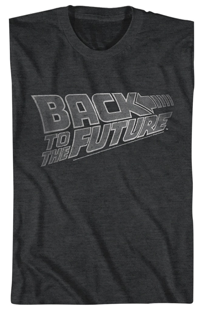 Back to the Future Logo TShirt Back To The Future Mens Tshirt