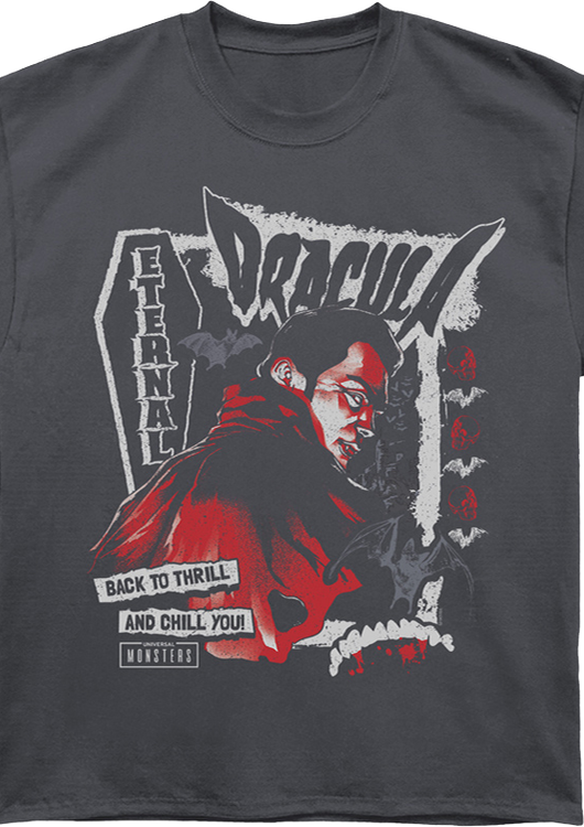 Back To Thrill And Chill You Dracula Oversized T-Shirt - main product image