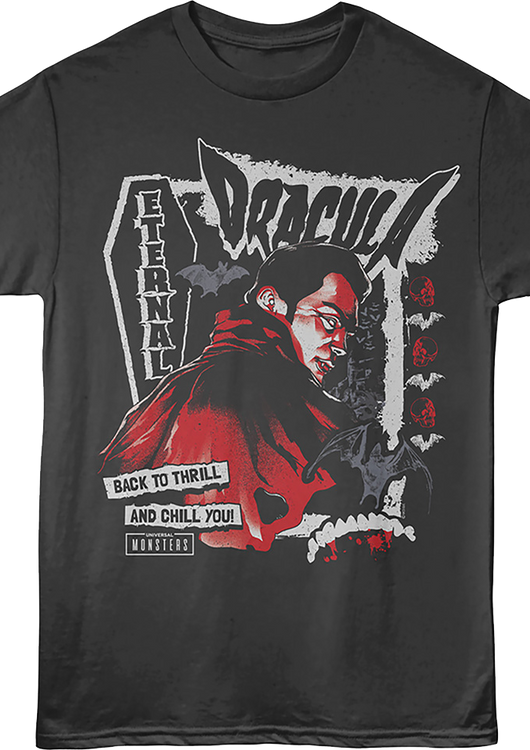 Back To Thrill And Chill You Dracula T-Shirt - main product image