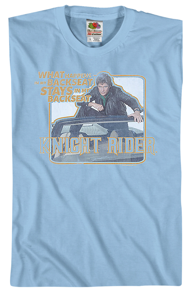 Backseat Knight Rider T-Shirt Men's