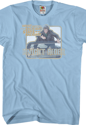 Backseat Knight Rider T-Shirt