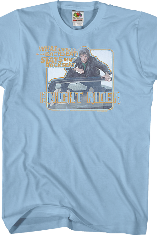 Backseat Knight Rider T-Shirt - main product image