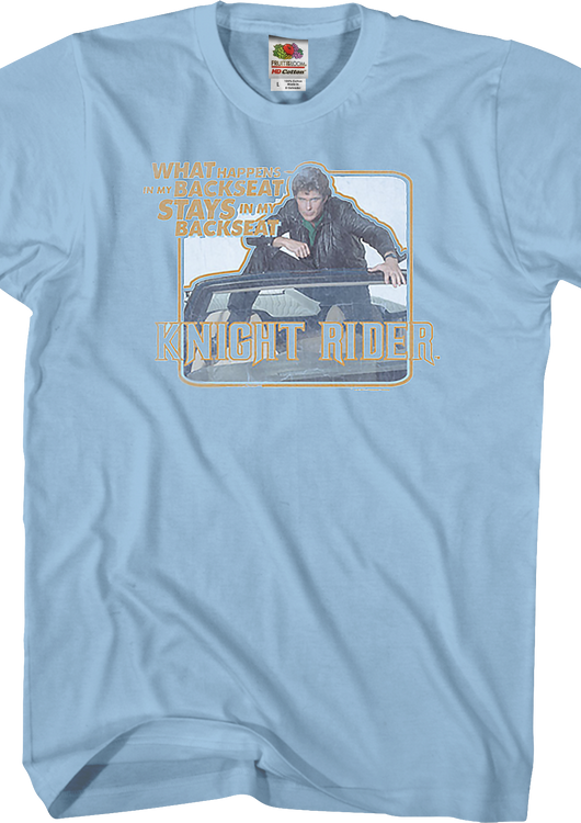 Backseat Knight Rider T-Shirt - main product image