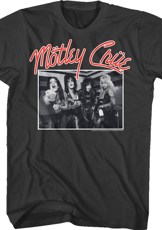 Backstage Photo Motley Crue T-Shirt - main product image