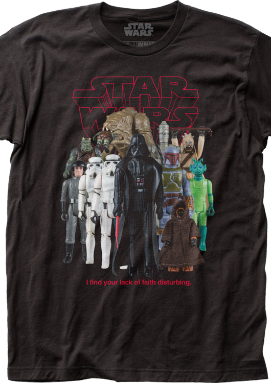 Bad Guy Action Figures Star Wars T-Shirt - main product image