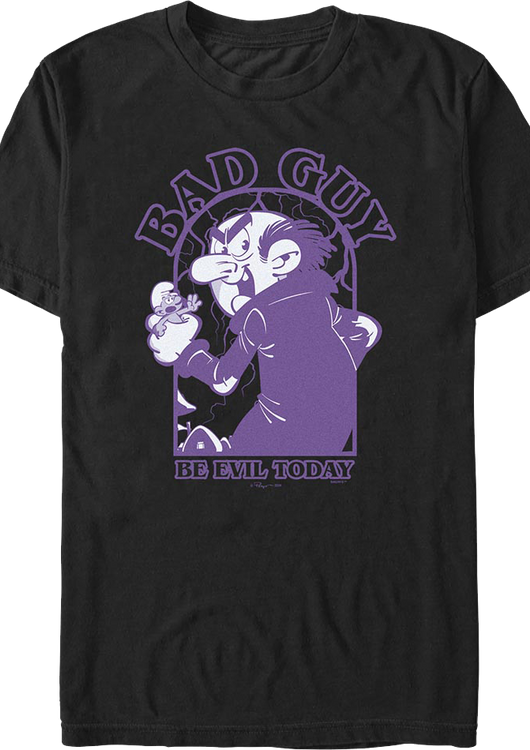 Bad Guy Be Evil Today Smurfs T-Shirt - main product image