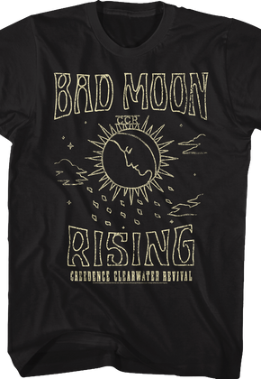 Bad Moon Rising Creedence Clearwater Revival T-Shirt