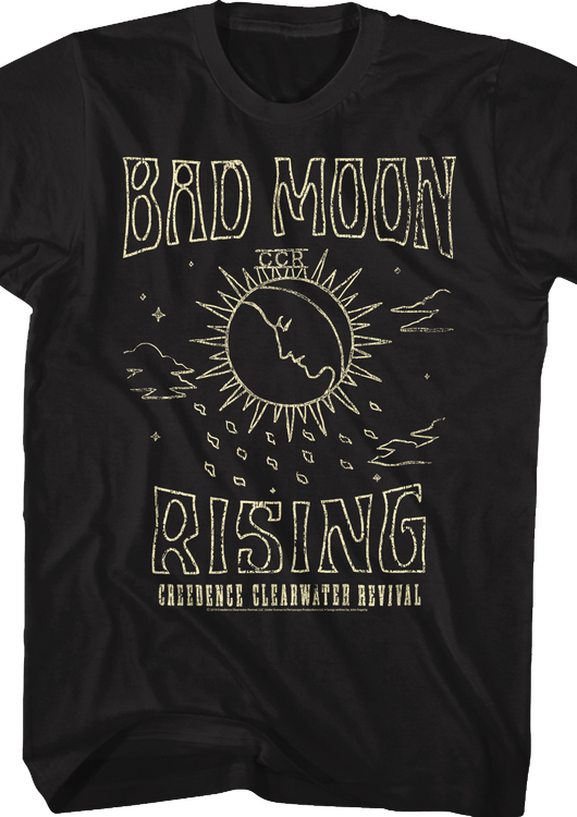 Bad Moon Rising Creedence Clearwater Revival T-Shirt - main product image