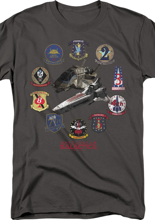 Patches Battlestar Galactica T-Shirt - main product image