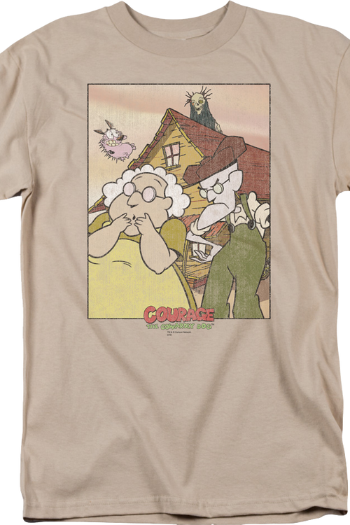 Bagge Gothic Courage The Cowardly Dog T-Shirtmain product image