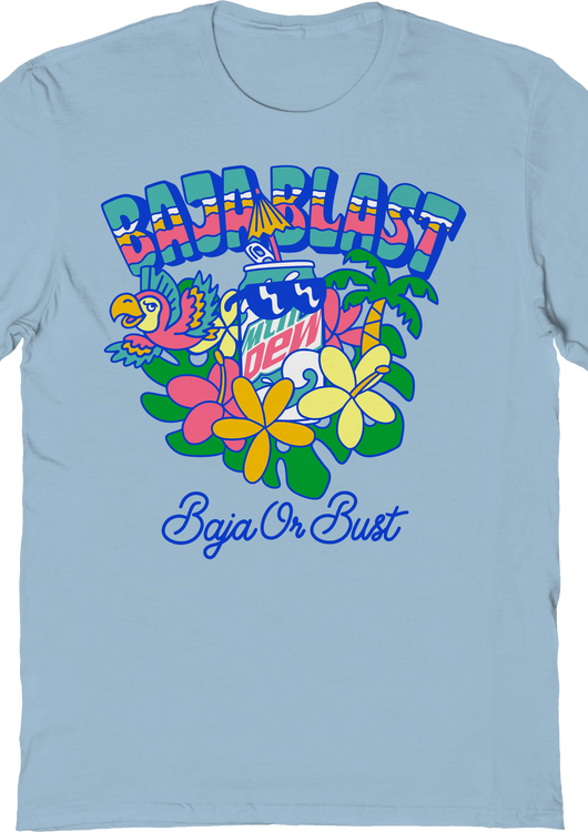 Baja Or Bust Mountain Dew T-Shirt - main product image