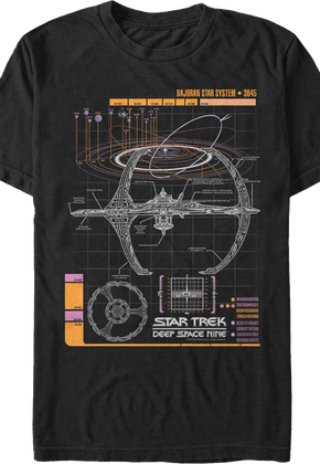 Bajoran Star System Star Trek Deep Space Nine T-Shirt