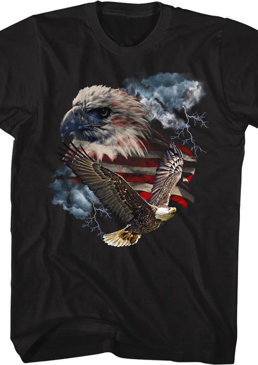 Bald Eagle Collage T-Shirt - main product image