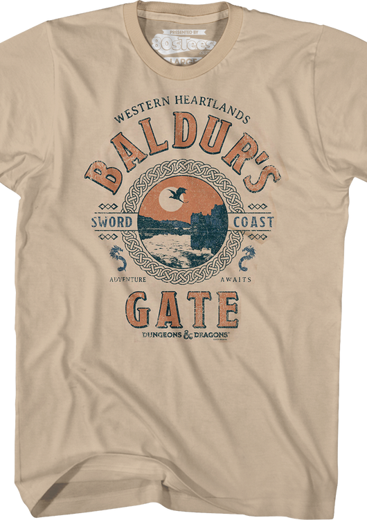 Baldur's Gate Dungeons & Dragons T-Shirt - main product image