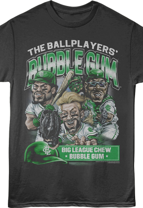 Ballplayers' Bubble Gum Collage Big League Chew T-Shirt