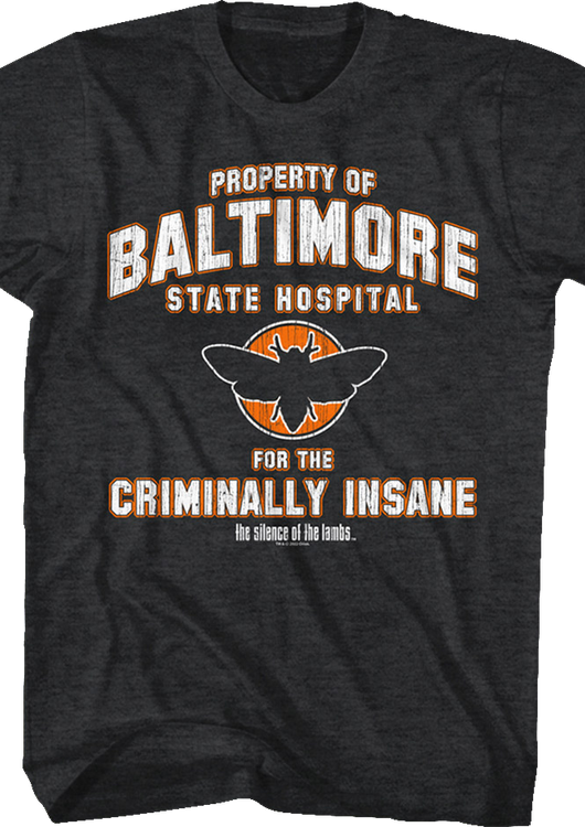 Baltimore State Hospital Silence of the Lambs T-Shirt - main product image