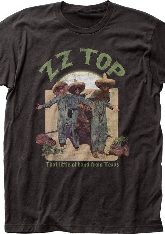Band From Texas ZZ Top T-Shirt - main product image