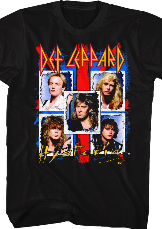 Band Hysteria Def Leppard T-Shirt - main product image