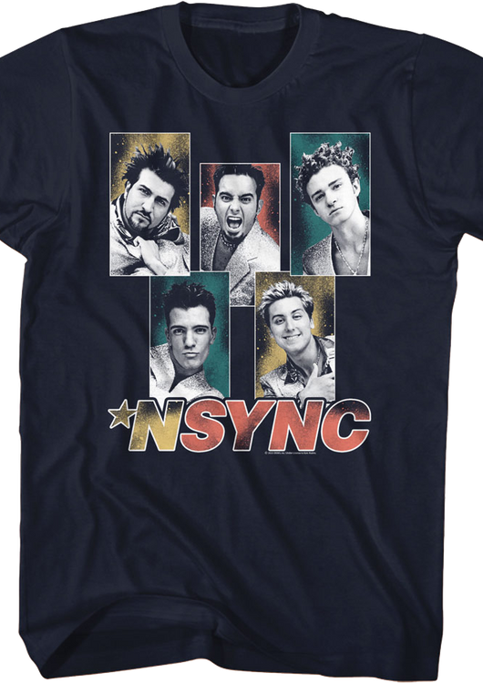 Band Member Boxes NSYNC T-Shirt - main product image