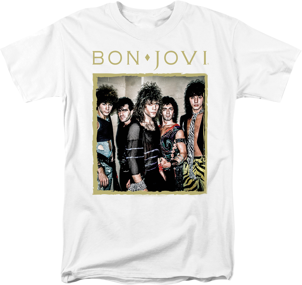 Band Photo Bon Jovi T Shirt band-photo-bon-jovi-t-shirt