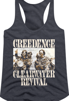 Ladies Band Photo Creedence Clearwater Revival Racerback Tank Top