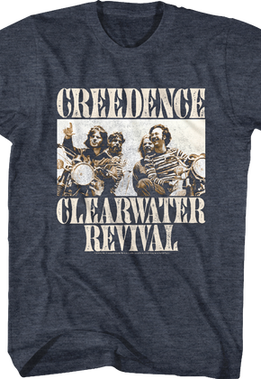 AC Band Photo Creedence Clearwater Revival T-Shirt