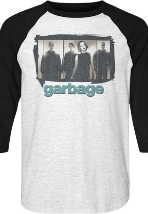 Band Photo Garbage Raglan Baseball Shirt