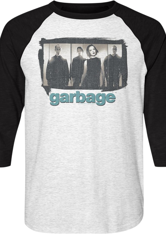 Band Photo Garbage Raglan Baseball Shirt - main product image