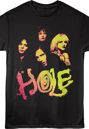 Band Photo Hole T-Shirt