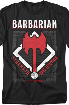 Barbarian Logo Dungeons & Dragons T-Shirt
