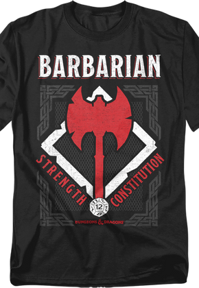 Barbarian Logo Dungeons & Dragons T-Shirt