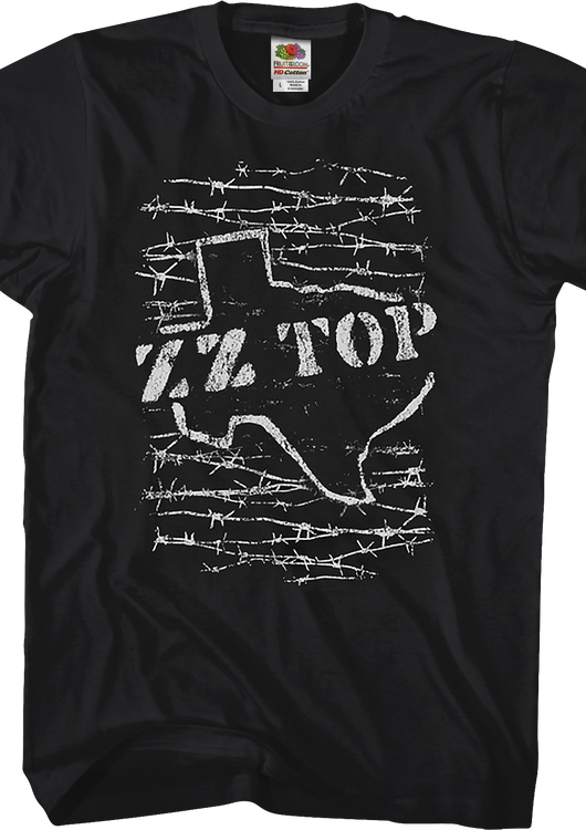 Barbed Wire ZZ Top T-Shirt - main product image