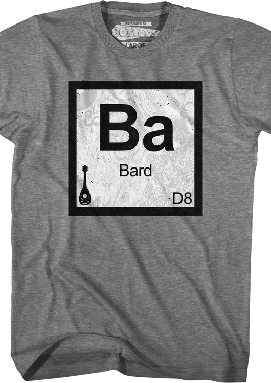 Bard Element Symbol Dungeons & Dragons T-Shirt - main product image